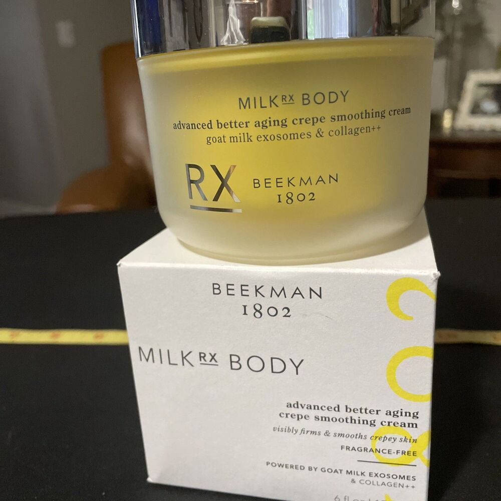 Beekman 1802 Milk RX Advanced Cream for Better Aging Crepe Smoothing